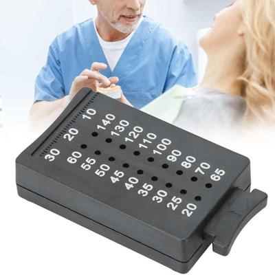 Cortador de guta percha régua de medição endodontic span medida escala ferramenta dentária