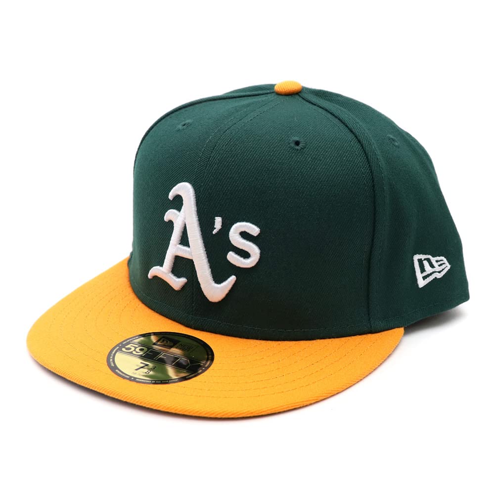 

[New Era] 59FIFTY Oakland Athletics [MLB ON-FIELD AUTHENTIC HOME FITTED CAP] OAKLAND ATHLETICS Hat 5950 (7-12 (approx. 59.6 cm)) [Used]
