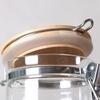 KKC Coffee Bean Storage Container, Airtight Canister, for Brown Sugar, Coffee Beans, Salt, Sugar, Flour, Potato Starch, and Tea Leaves, with Glass Mea