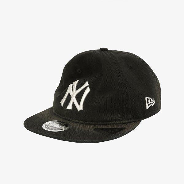 New Era New York Yankees Faded Washing Retro Krone Strapback Schwarz 15131621