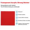 10pcs Transparent Acrylic Double-Sided Adhesive Tape Super Strong Adhesive Patch Waterproof No Trace Stickers For Home Supplies