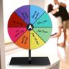 Portable Tabletop Fortune Roulettes Wheel Accessory for Carnivals and Celebration Smooth Rotation and Stability