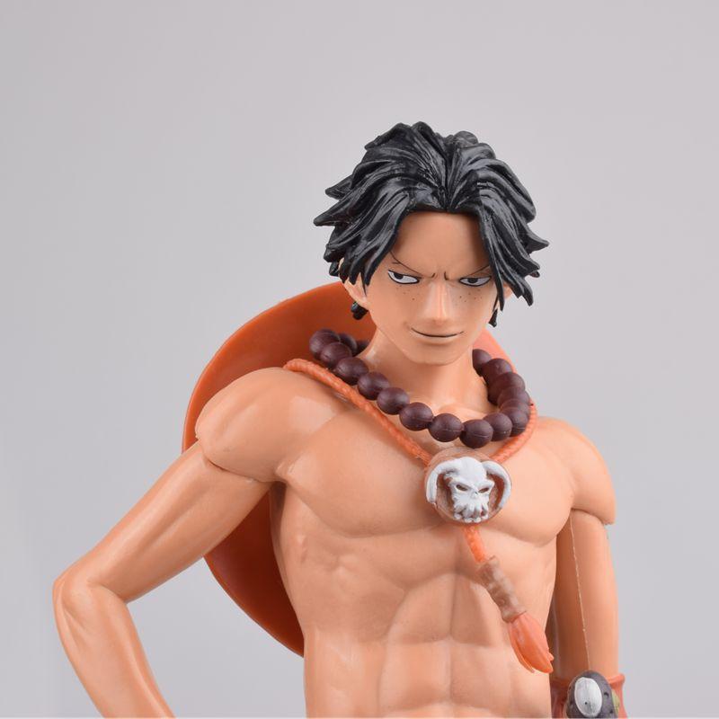 28 Cm Anime Statue One Piece ROS Ace Standing Posture PVC Action Figure Collectible Model Toys Gitf For Kids