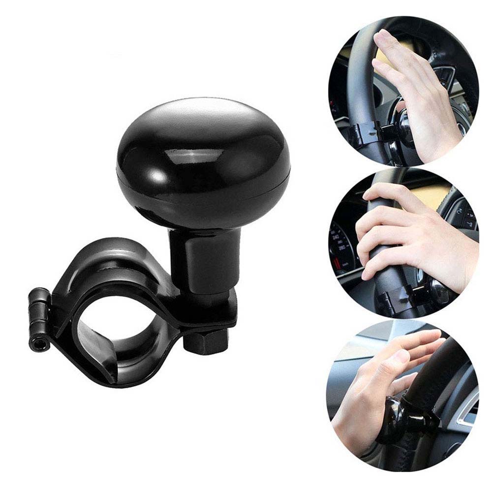 

Handle Auxiliary Car Accessories Spinner Handle Steering Wheel Knob Steering Wheel Booster Ball чорний