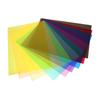 10pcs A4 Transparent Decorative Window Film Colorful Gel Light Filter Diy Art Crafts Paper For Photo Window Decoration PVC Sheet