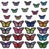 10Pcs Butterfly Patches Applique For Clothing Embroidery Patches On Clothes Diy Ironing Sewing Children Kids Stickers