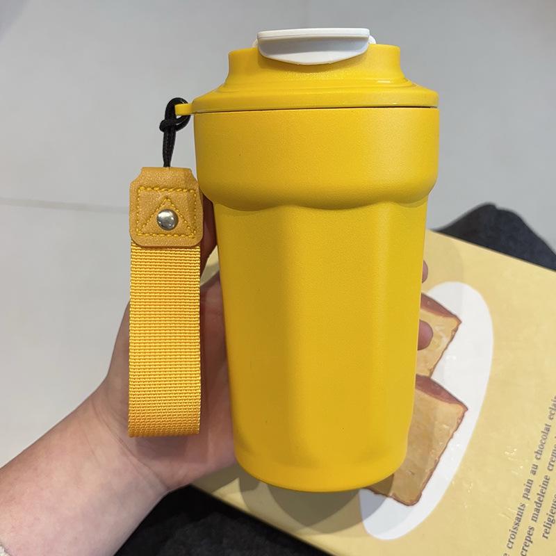 Rising Coffee Smart Temp Display Insulated Travel Cup - Women's High-Value, Large Capacity, Student & Car Friendly