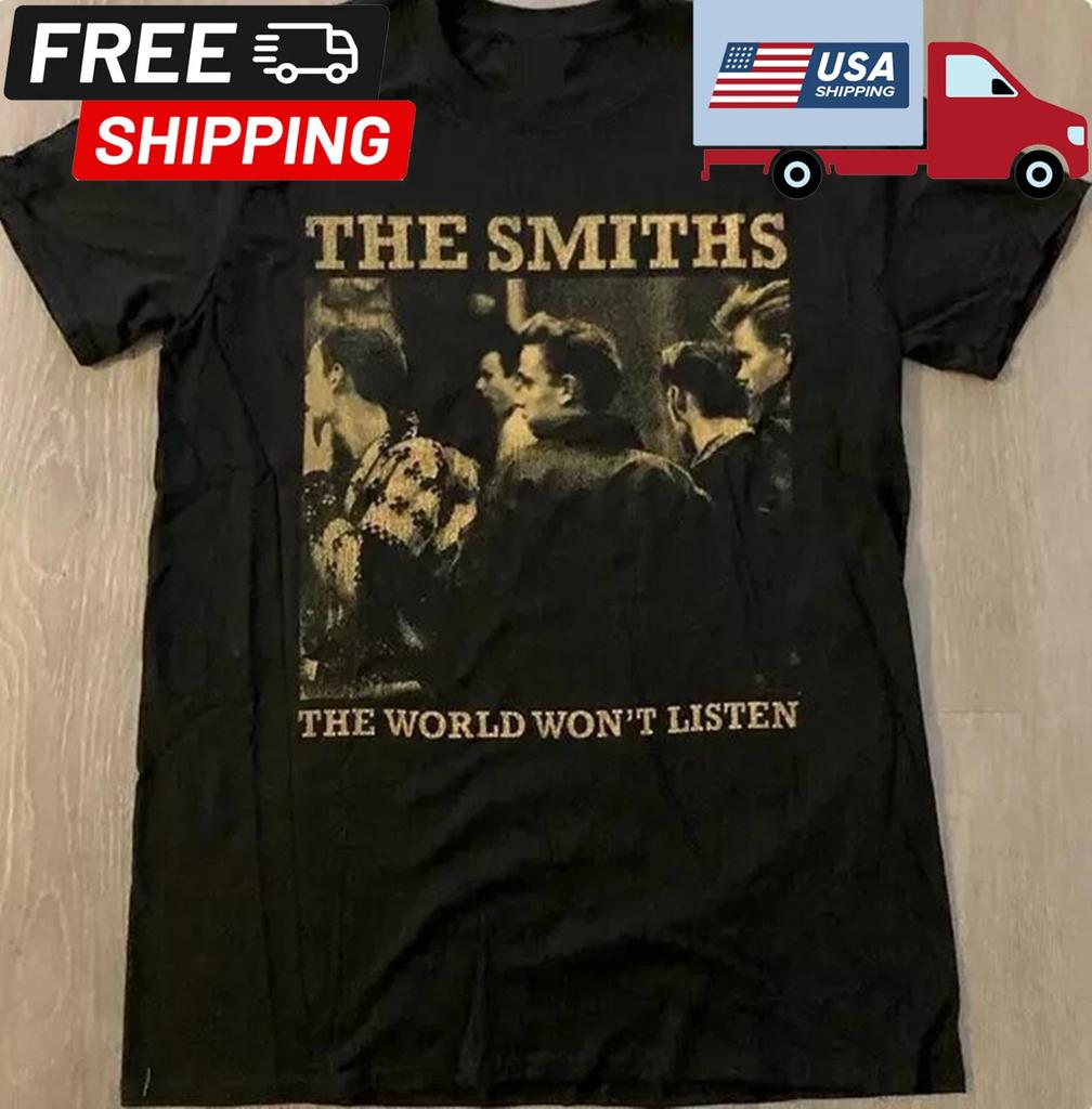 The Smiths The World Won't Listen T-shirt , Heavy T-shirt, Size S to