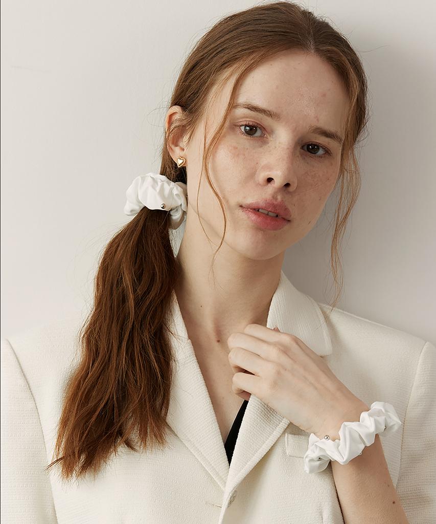 S'Secondo Amy Dot Hair Scrunchie _2 Colors
