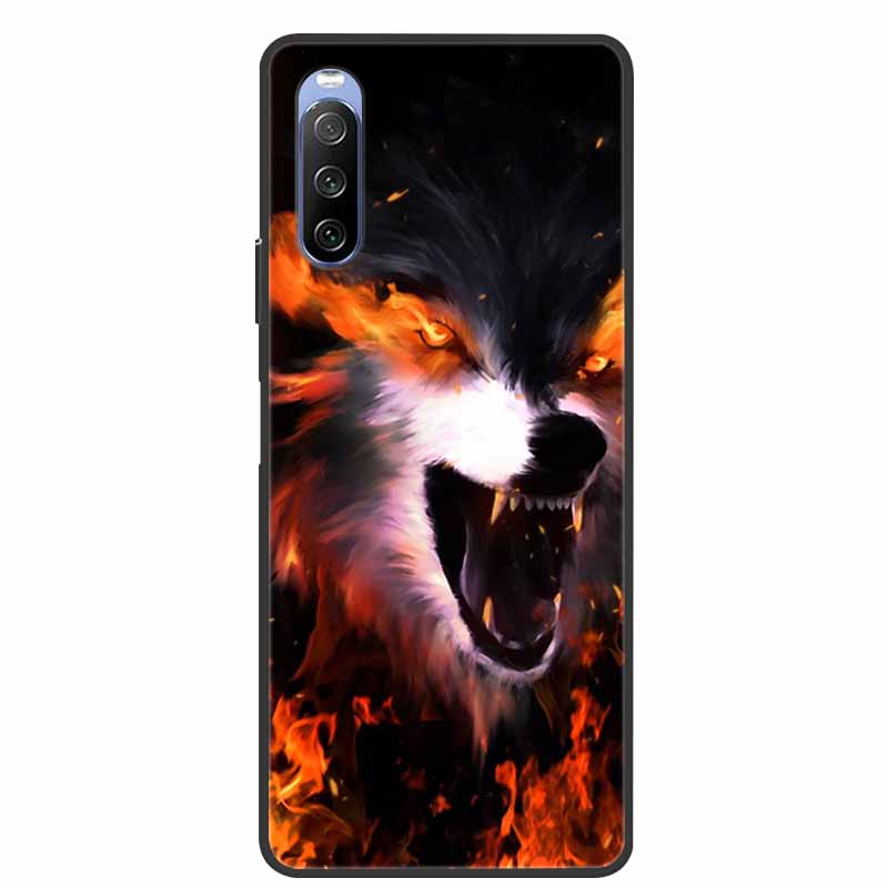 For Sony Xperia 10 IV Cases Soft TPU Silicone Cat Animal Phone Covers For Sony Xperia 1 IV Back Cases Funda for Xperia10IV 6.0''