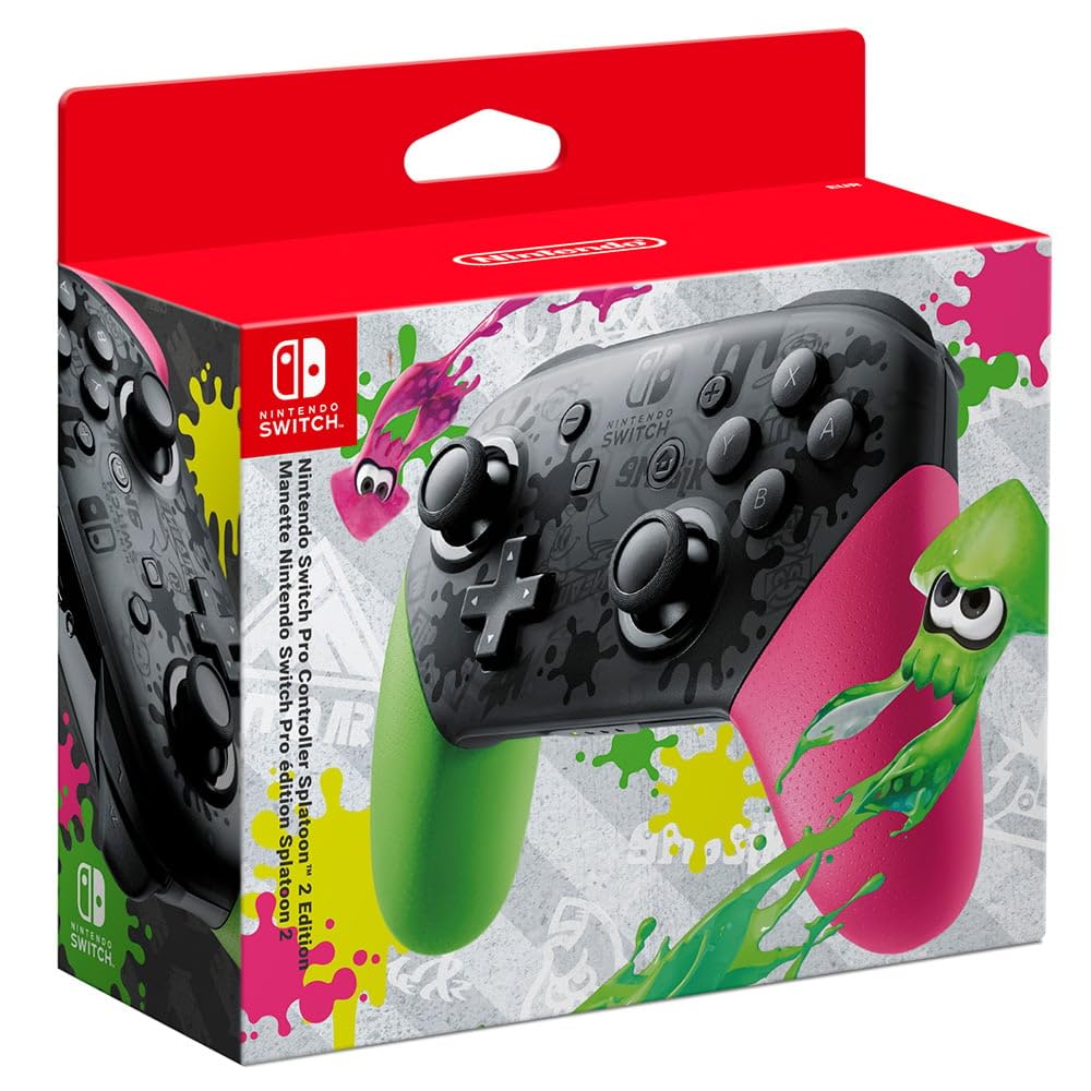 

Pro Controller Splatoon 2 Edition North Switch (Imported America) – чёрный