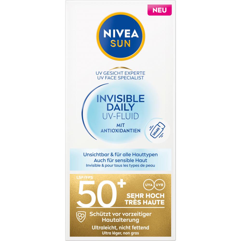 Nivea Face Sun Fluid Invisible Daily LSF 50+, 40ml