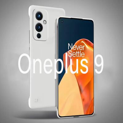 כיסוי אחורי קשיח PC צבע אחיד ללא מסגרת עבור Oneplus 9 9R 9RT 9Pro 8 8 Pro 8T עמיד בפני זעזועים דק במיוחד