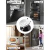 Y YHY Ceramic Cat Slow Feeder, Elevated Dog Food Bowl Tilted Design, Slow Feeder Bowl No Black Chin, Cat Shape for Dry and Wet Food