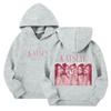 Kids Pullover Hoodie Loose Fit Long Sleeve with Letter Print and Pockets for Boys and Girls Casual Everyday Wear