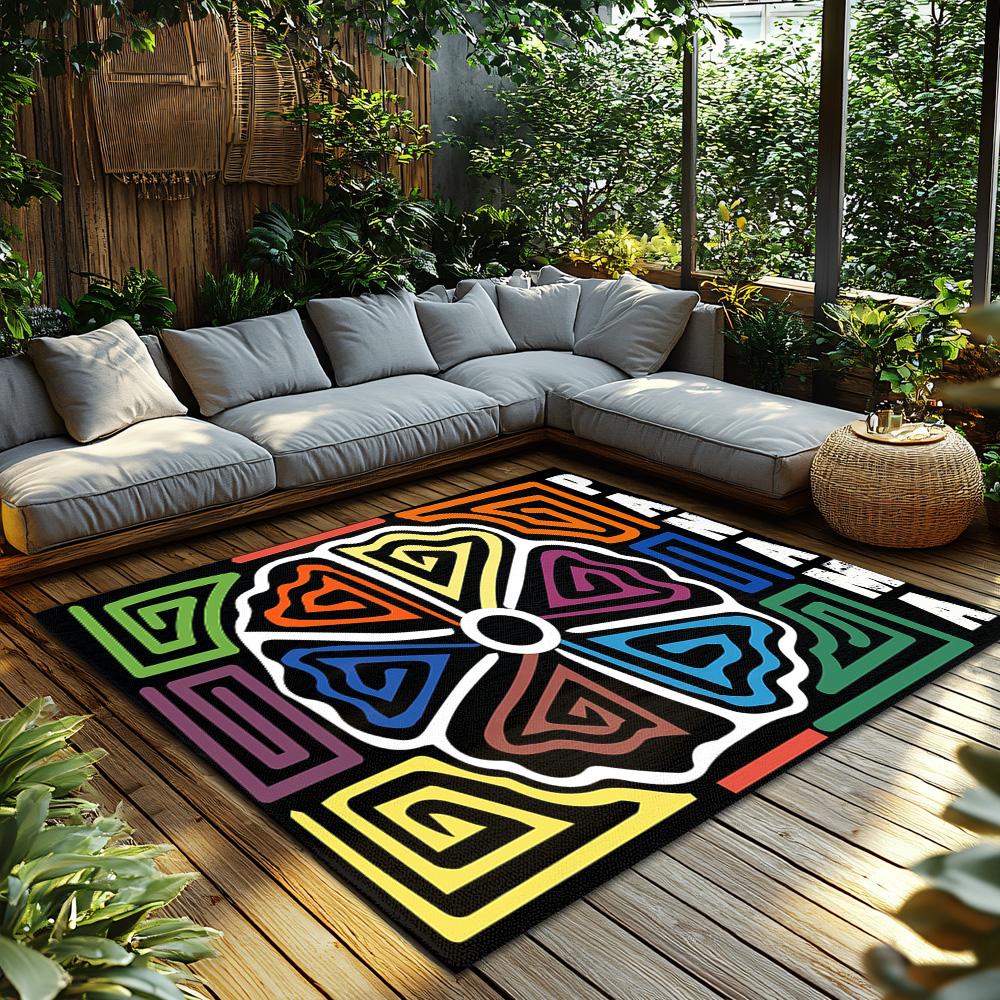 Unique Pattern Floor Mat Doormat Washable Home Decor Entrance Rug Non Slip Modern Abstract Art Carpet Living Room Kitchen Mat