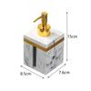 Pump Soap Container Marble Texture Soap Dispenser for Hotel Laundry Room