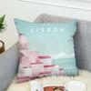 H-Henry Art Pillow Case For Car Sofa Decorative Home Double-sided Print Plush Square Throw Pillow Cushion Cover