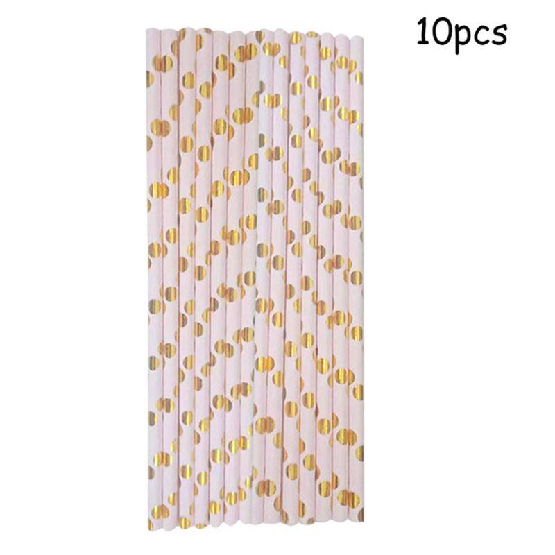 Delightful Pink And Gold Disposable Tableware To Enhance Your Party Atmosphere