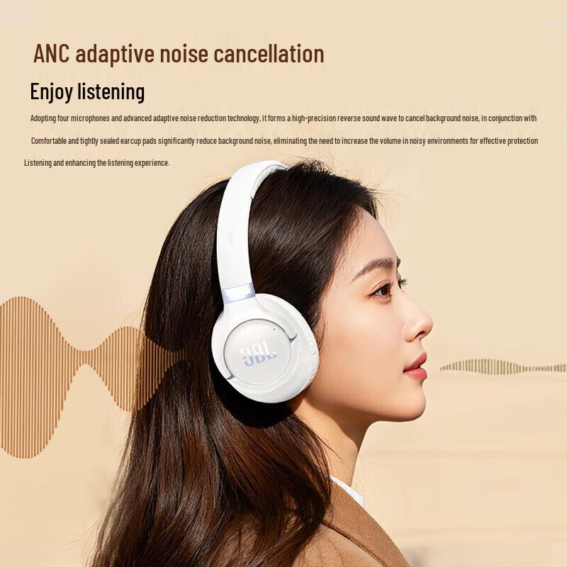 JBL TUNE 780NC Wireless Over-Ear Noise-Cancelling Headphones