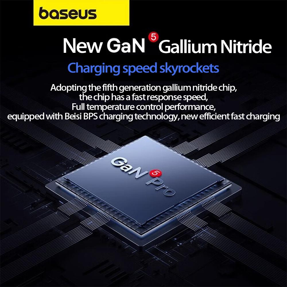 Baseus Vertical Digital Socket 100W Fast Charging Station/intelligent Charging/multifunctional Charger/power Strip/desktop Socket