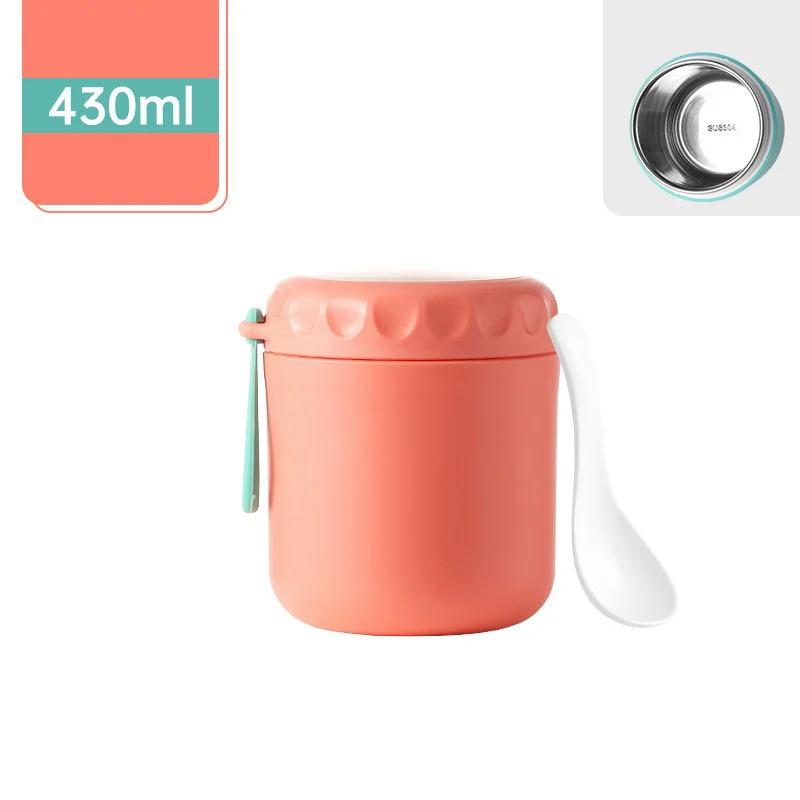 

Ланч-боксы Изолированная банка для еды Изолированные суповые миски Вакуумная фляга из нержавеющей стали Офисная печать Подходит для командировок Путешествий розовый