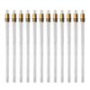 6/12Pieces Wine Bottle Torch Wick for DIY Homemade Torch Decorations Brass Flashlight Wick Holder Stand with Washer