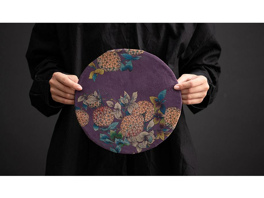 Double-sided Xiangyun Yarn Zen Tea Tablecloth - Retro Style for Coffee Tables