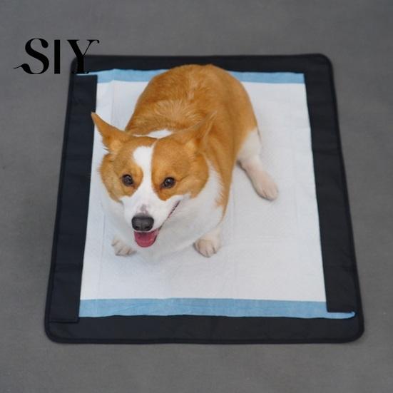Durable Puppy Pad Holder Pee Training Pads with Magnetic Suction Waterproof Dog Potty Tray Toilet Tool Pet Diaper Organizer