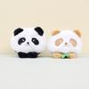 Adorable Cartoon Panda Plush Keychain Toy Cute Stuffed Bag Charm Gift For Couples