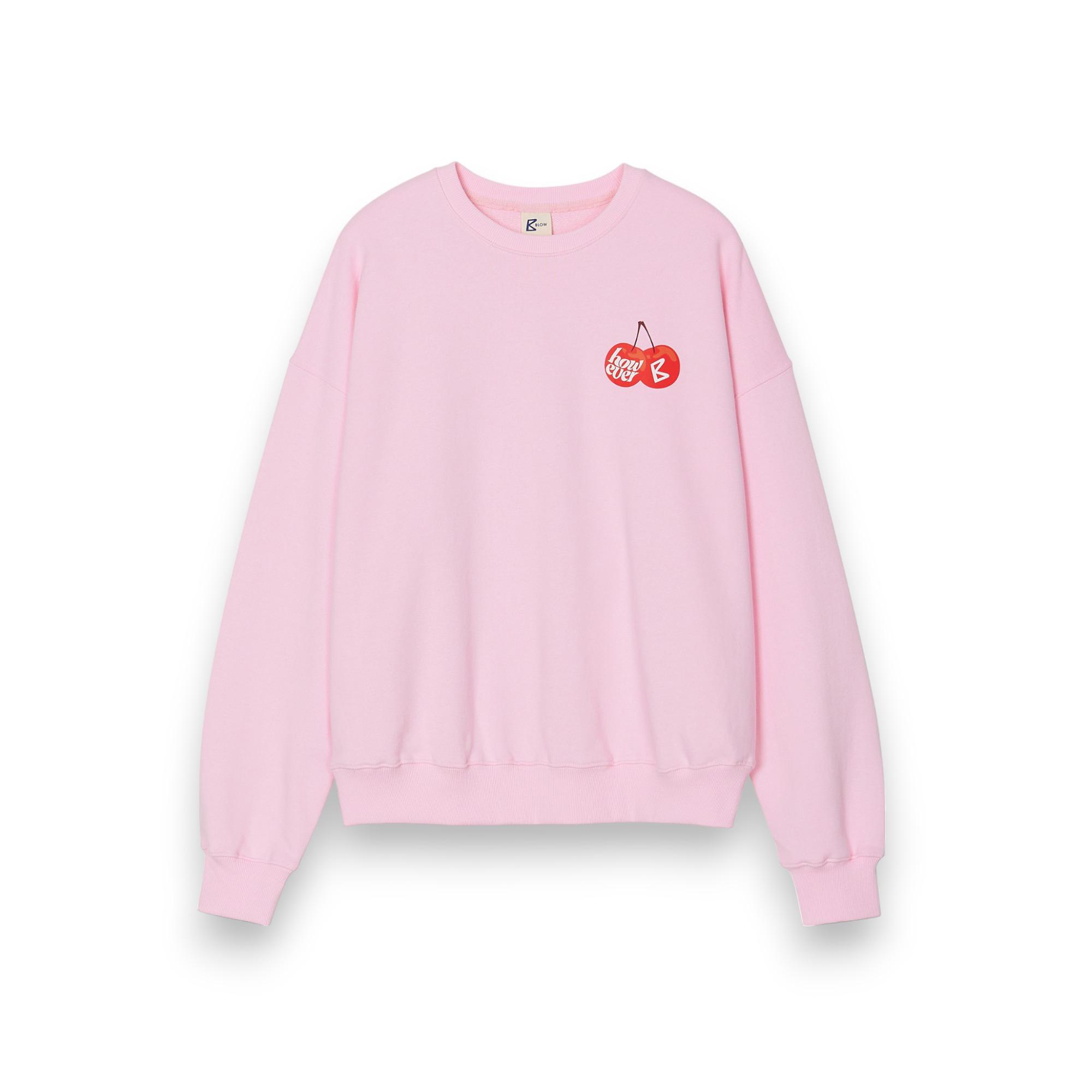 Blow Однако Yeonnam X Blow Blow Графическая толстовка Pink