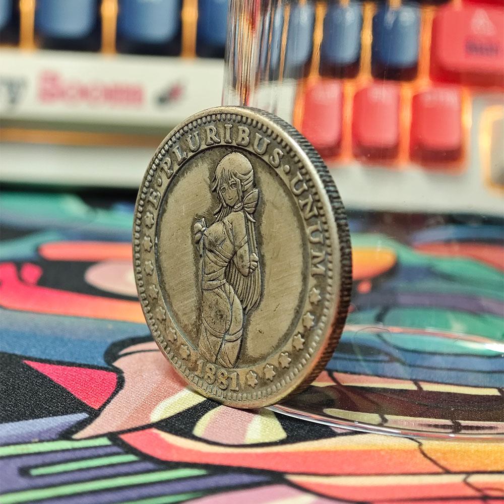 Luxus-Nachtclub-Party-Engel Hobo Nickel Art Paar Münze/US Good Luck Pocket Badge Gedenkmünze Morgan + Geschenktüte