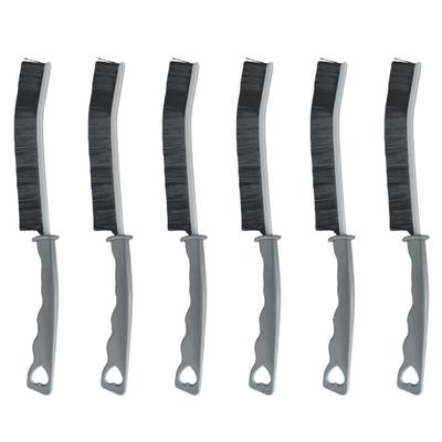 Yousheng 6-teiliges Spaltreinigungsbürsten-Set, flexibel, langlebig, ergonomischer Griff, Fugenreinigungsbürste für Küche und Bad