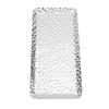 Hammered Tray Exquisite Odorless Stainless Steel Serving Tray for Living Room Bedroom Kitchen Bathroom 19.5x9.5cm
