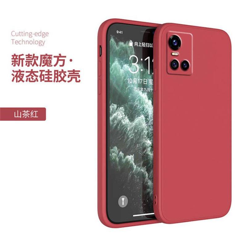 Applicable To Vivos11 Mobile Phone Case 1pro Liquid Silicone 1 Straight Edge Soft Case 1 Protective Case 1 Full Lens