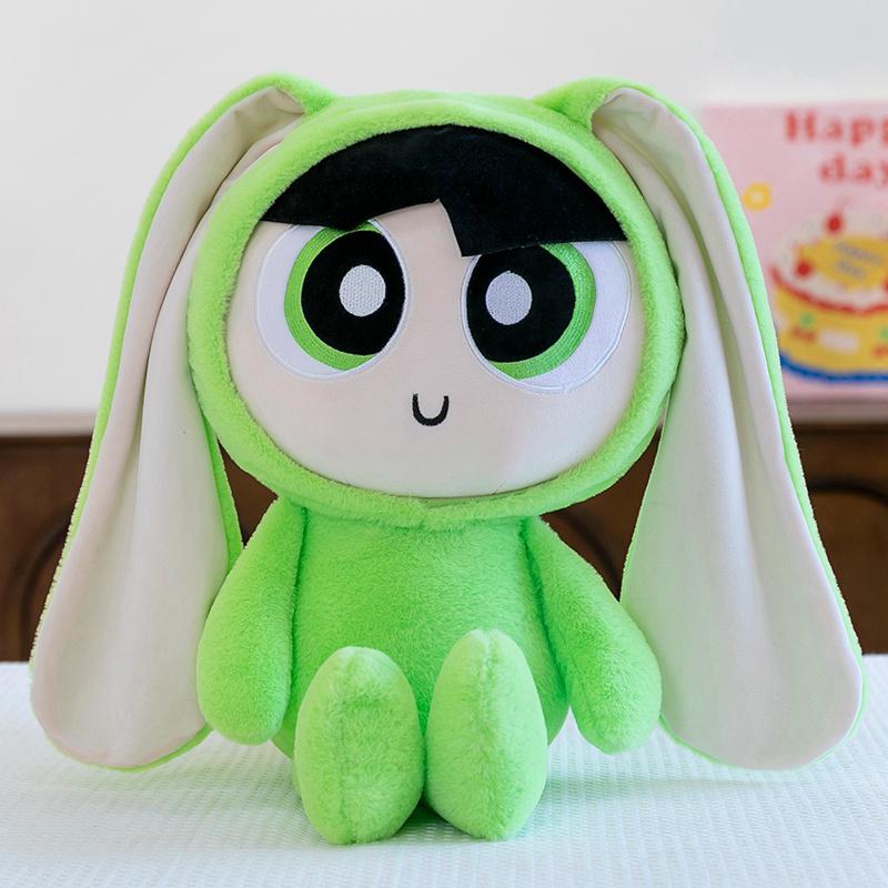 

40/55/70см Животное Пауэрпафф Герлз Мультяшное Нарядное Платье Заяц Кролик Плюшевая Игрушка Цветик Бабочка Кукла Мягкая Игрушка Подарок на День Рождения для Девочек 40cm