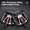 WEST BIKING Ultralight Bicycle Pedal CR-MO Axle 3 Bearings Bike Pedal Anti Slip Racing Pedal MTB Gravel Road Bike Accessories