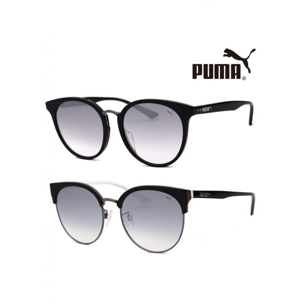 

Puma 2 Jong Taek 1 Round Combi Horn Rimmed Lightweight Asian Fit Mirror Sunglasses 8 Select 002PU0159SK001