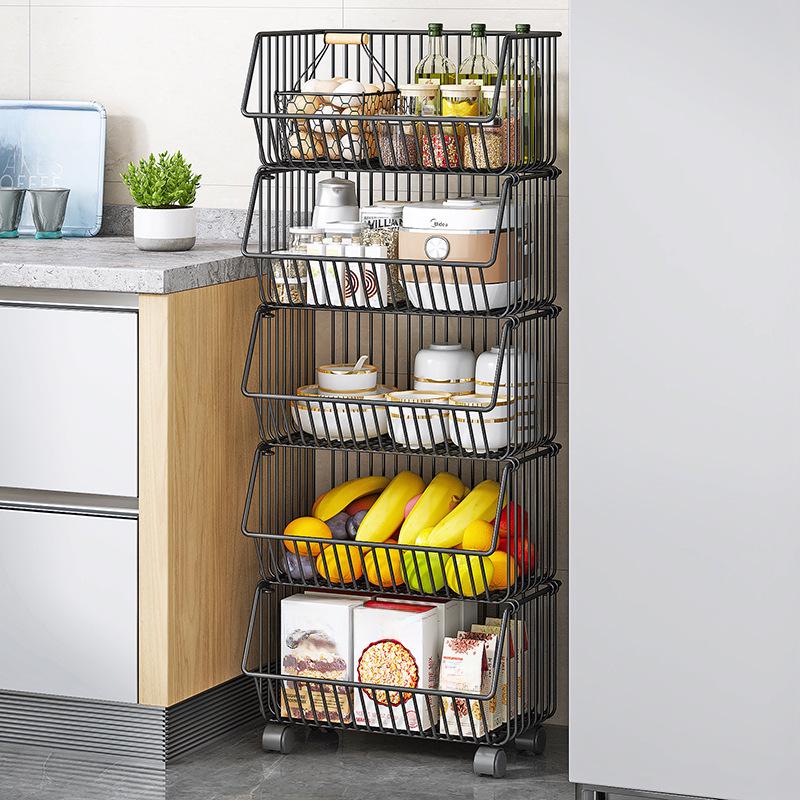 Multi-Layer Kitchen Storage Rack for Vegetables, Fruits & Toys