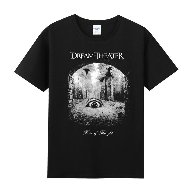 Summer Cotton Crewneck Shortsleeved Tshirt  Rock Music  Dream Theatre Band