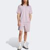 adidas T-shirt de poche teint Trefoil Essentials Pré-aimé Figue Homme Streetwear IS1762