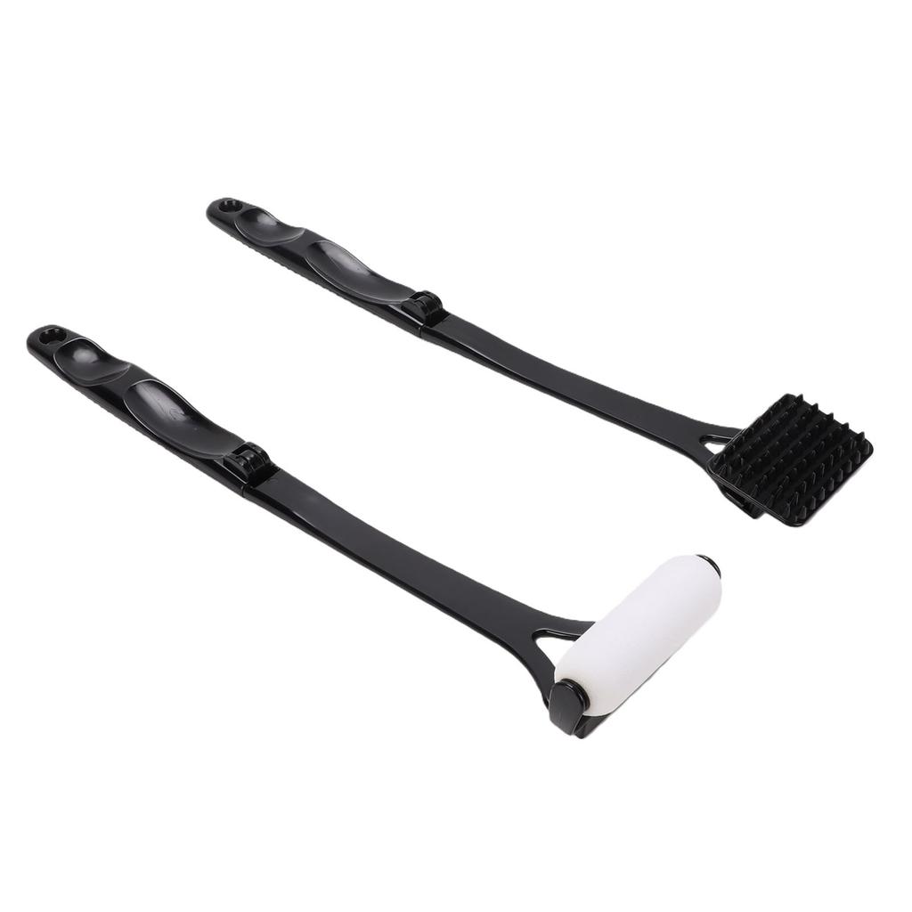 Lotion Applicator for Back Foldable Non Slip Grip     Roller Reusable with Scratcher