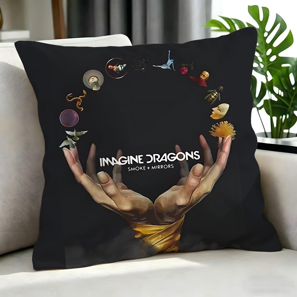 pop Imagine Dragons Cushion Cover Cushion Cover Set Pcs x x x Pillowcase Decorative Sofa Home Decor