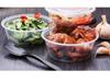 Disposable Transparent Food-Grade Round Takeaway Box for Salad, Bento, or Rice - High Temperature Resistant