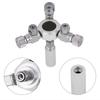 Mehrfachverteiler Aquarium Regler CO2 Splitter Ventil Aquarium (3 Wege)