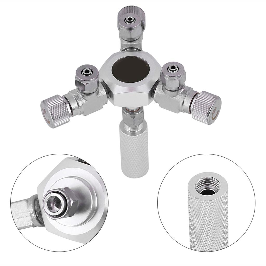 Mehrfachverteiler Aquarium Regler CO2 Splitter Ventil Aquarium (3 Wege)