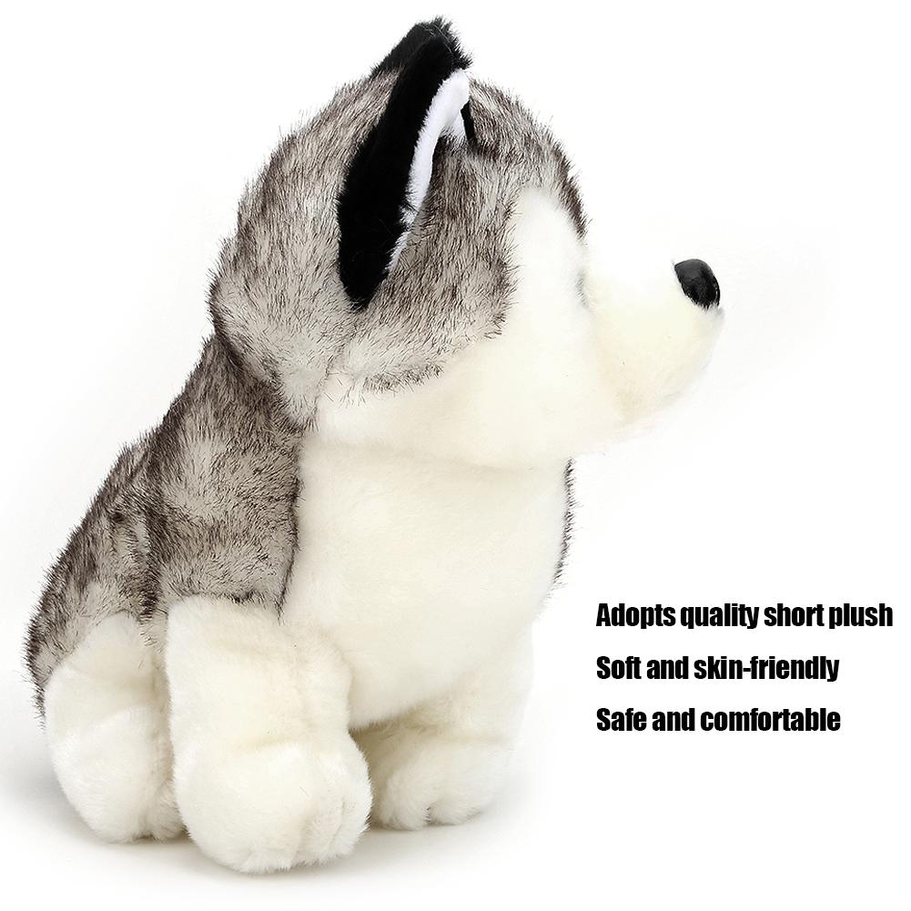 Children Kid Cute Huskie Plush Doll Dog Animal Plush Toy Birthday Gift Decoration28cm