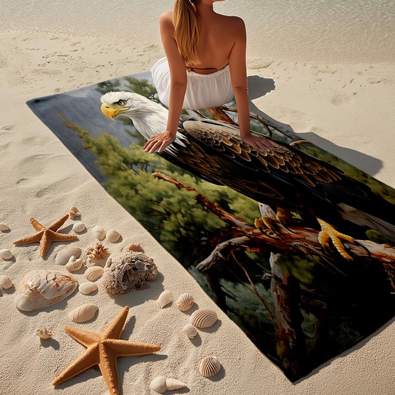 American Freedom Spirit Beach Towel, Super Soft Microfiber, Gift for Her/Him, Birthday, for Pool, Beach, Travel, Home Decor Fan gifts