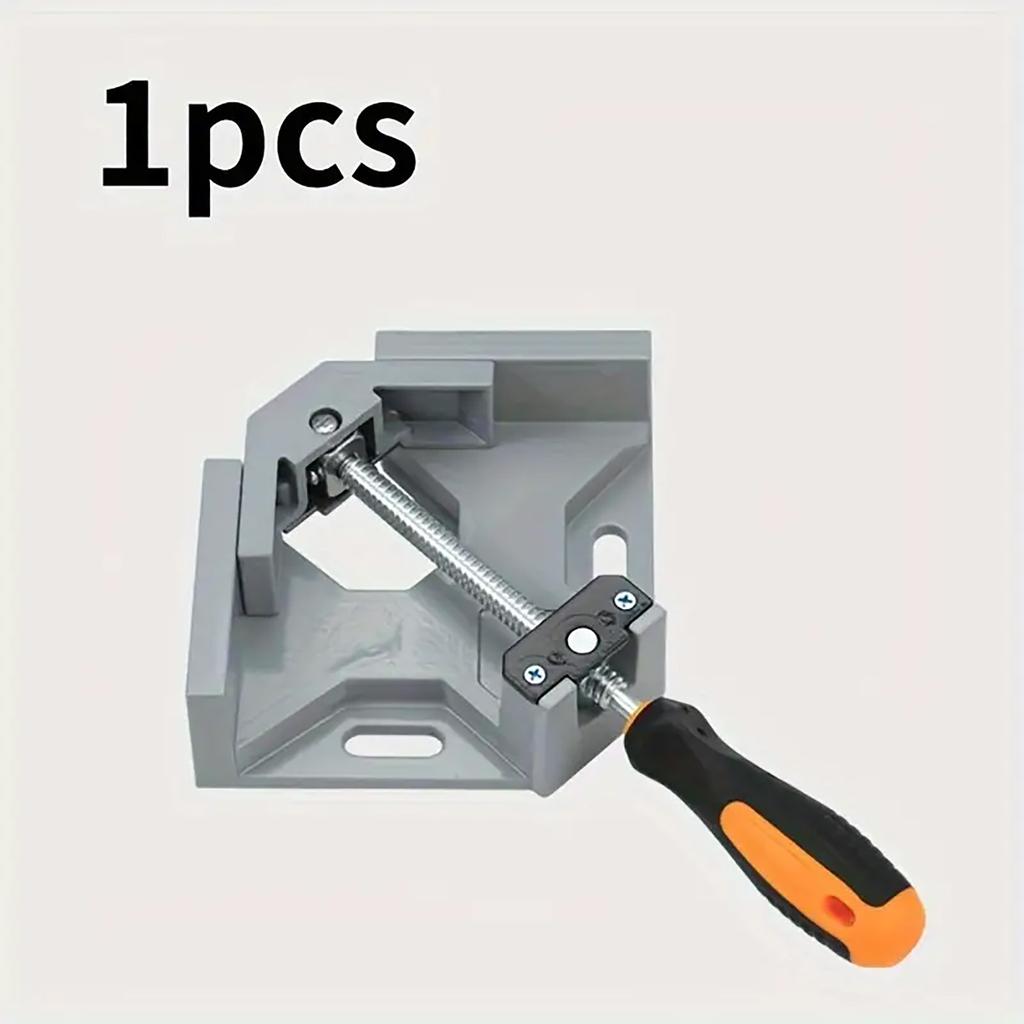 Adjustable Right Angle Clamp With Rocking - Aluminum Alloy, Single Handle 90 Degree Angle Clamp For Woodworking, DIY Projects, Welding,