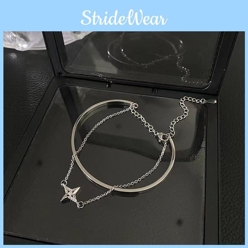 Star Copper Premium Bracelet Womens Unique Double Layer Elegant Ornament Hand